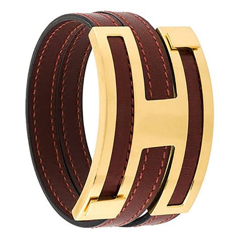 leather Hermes bracelets